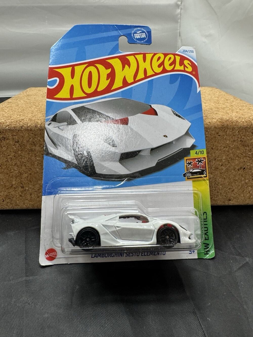 Hot Wheels Lamborghini Sesto Elemento White 2024 HW Exotics #204/250 HTC23 4/10